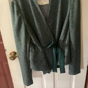 Cartonnier belted wrap jacket